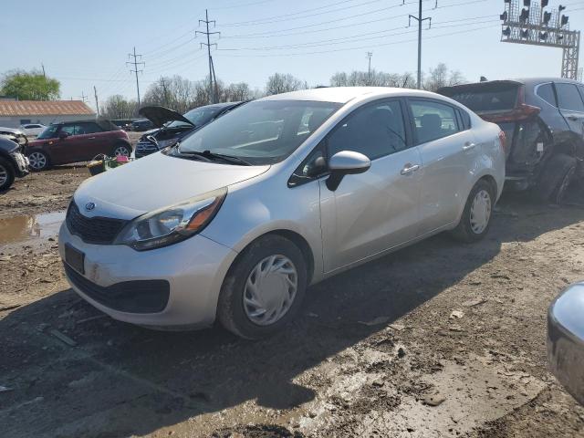 KNADM4A31D6124476 - 2013 KIA RIO LX SILVER photo 1