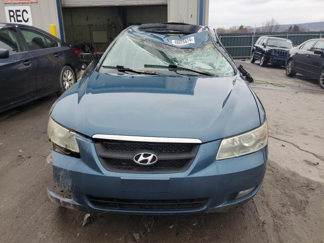 5NPEU46FX6H074597 - 2006 HYUNDAI SONATA GLS BLUE photo 5