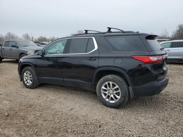 1GNEVGKW8KJ135667 - 2019 CHEVROLET TRAVERSE LT BLACK photo 2