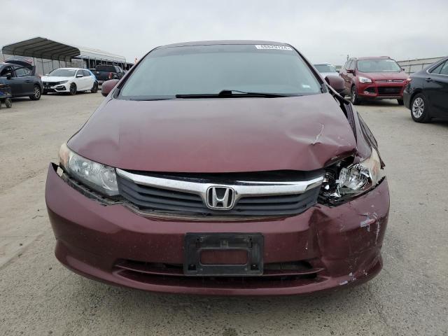 2HGFB2F50CH565305 - 2012 HONDA CIVIC LX RED photo 5