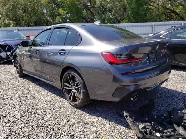 3MW5P7J08M8B71550 - 2021 BMW 330E GRAY photo 2