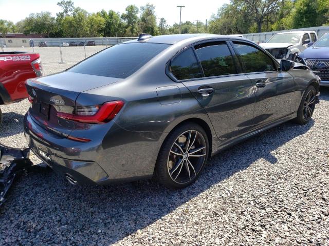 3MW5P7J08M8B71550 - 2021 BMW 330E GRAY photo 3