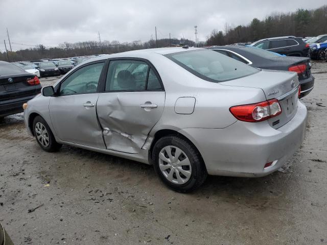 2T1BU4EE5BC727555 - 2011 TOYOTA COROLLA BASE SILVER photo 2