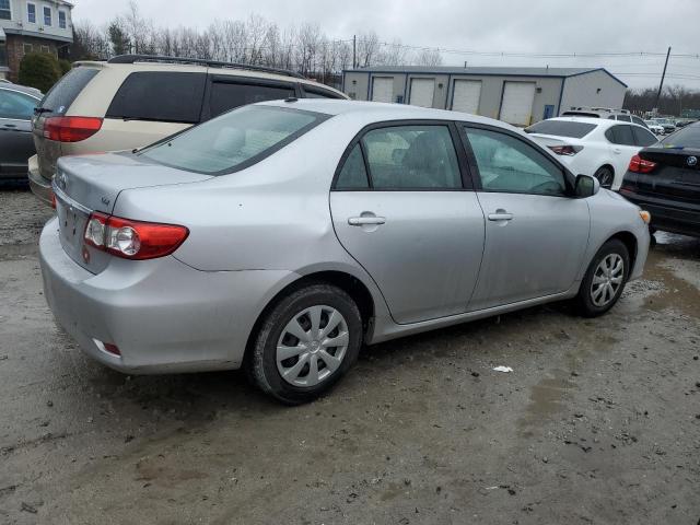 2T1BU4EE5BC727555 - 2011 TOYOTA COROLLA BASE SILVER photo 3