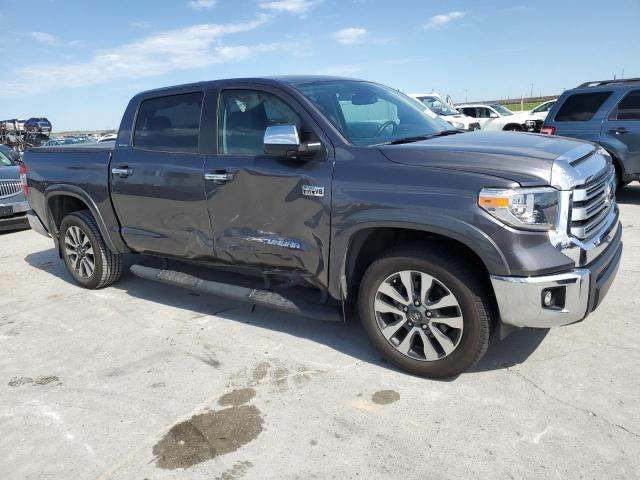 5TFFY5F10LX264136 - 2020 TOYOTA TUNDRA CREWMAX LIMITED GRAY photo 4