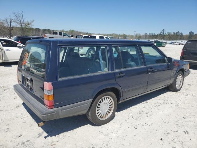 YV1JW8310S1140319 - 1995 VOLVO 940 BLUE photo 3