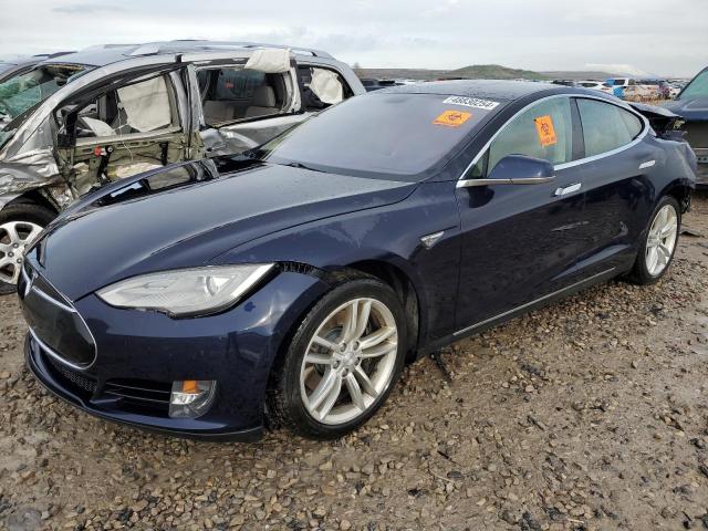 5YJSA1CN8DFP05123 - 2013 TESLA MODEL S 蓝色 照片 1