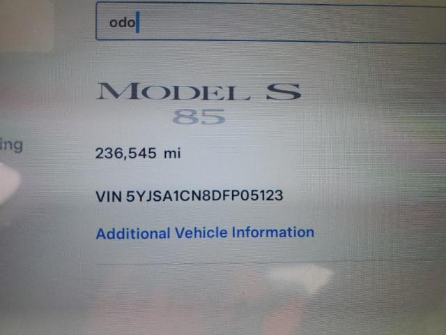 5YJSA1CN8DFP05123 - 2013 TESLA MODEL S 蓝色 照片 9