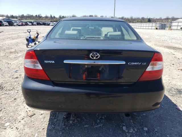 4T1BE32K83U127999 - 2003 TOYOTA CAMRY LE BLACK photo 6