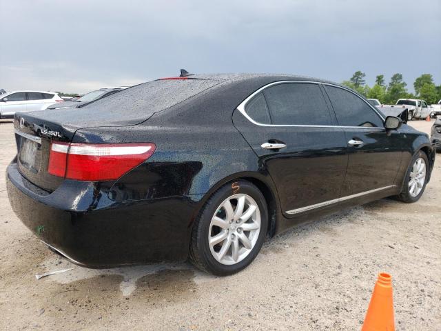 JTHGL46F275004278 - 2007 LEXUS LS 460L BLACK photo 3