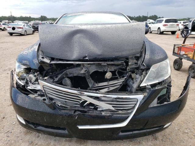 JTHGL46F275004278 - 2007 LEXUS LS 460L BLACK photo 5