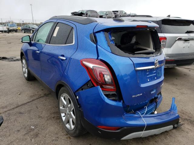 KL4CJCSB4HB113387 - 2017 BUICK ENCORE ESSENCE BLUE photo 2