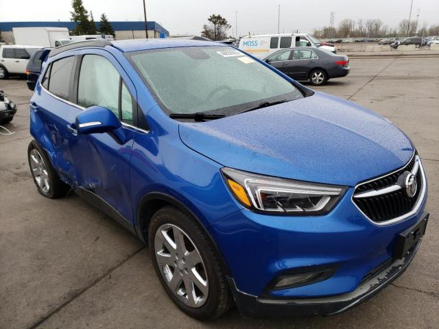 KL4CJCSB4HB113387 - 2017 BUICK ENCORE ESSENCE BLUE photo 4