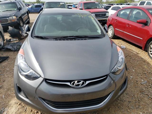 5NPDH4AE8DH166030 - 2013 HYUNDAI ELANTRA GLS GRAY photo 5