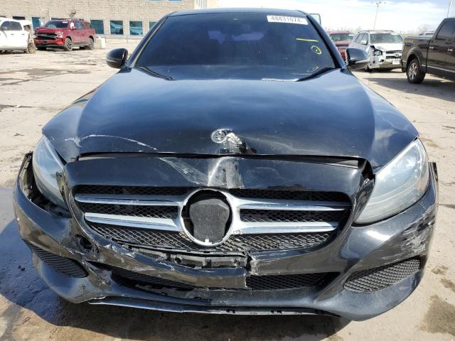 55SWF4KB3JU234973 - 2018 MERCEDES-BENZ C 300 4MATIC BLACK photo 5