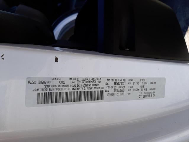 3C6TRVAG0JE111658 - 2018 RAM PROMASTER 1500 STANDARD WHITE photo 14