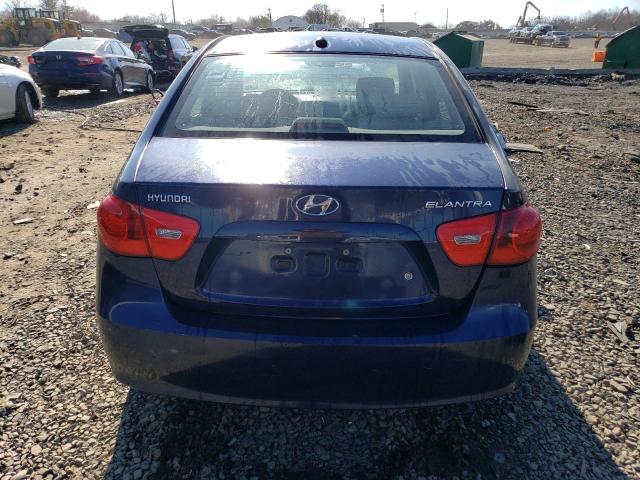 KMHDU46DX8U557831 - 2008 HYUNDAI ELANTRA GLS BLUE photo 6