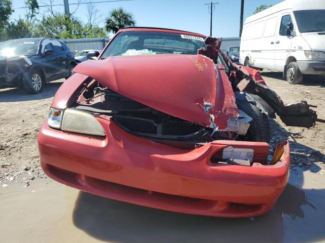 1FALP4440TF230917 - 1996 FORD MUSTANG RED photo 5