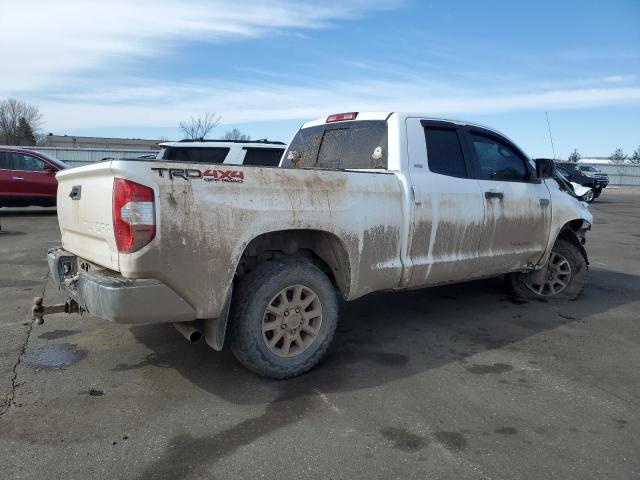 5TFUW5F18KX868190 - 2019 TOYOTA TUNDRA DOUBLE CAB SR/SR5 WHITE photo 3