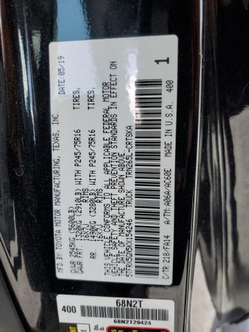 5TFRX5GN5KX154246 - 2019 TOYOTA TACOMA ACCESS CAB Қара фото 12