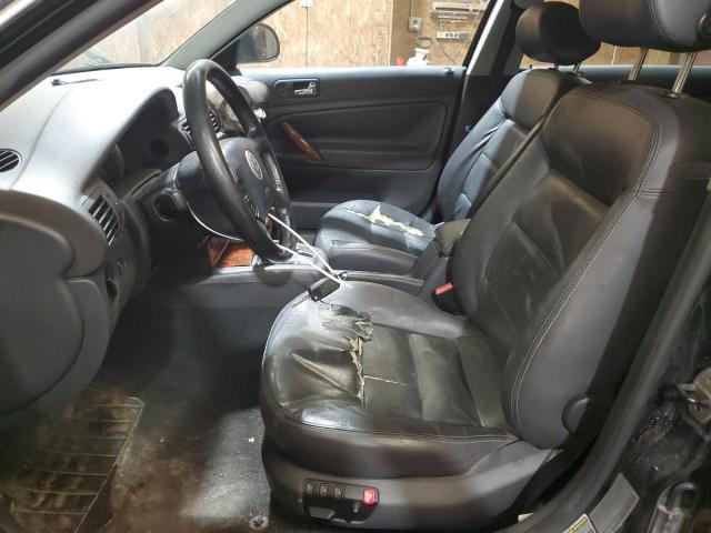 WVWTU63B35E076341 - 2005 VOLKSWAGEN PASSAT GLX 4MOTION BLACK photo 7