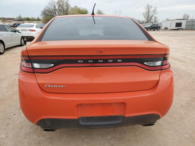 1C3CDFBB2FD205800 - 2015 DODGE DART SXT ORANGE photo 6