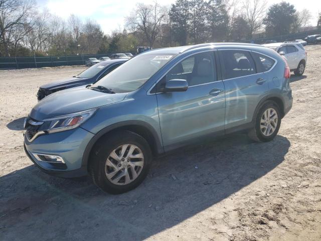 2HKRM3H72FH527953 - 2015 HONDA CR-V EXL TURQUOISE photo 1