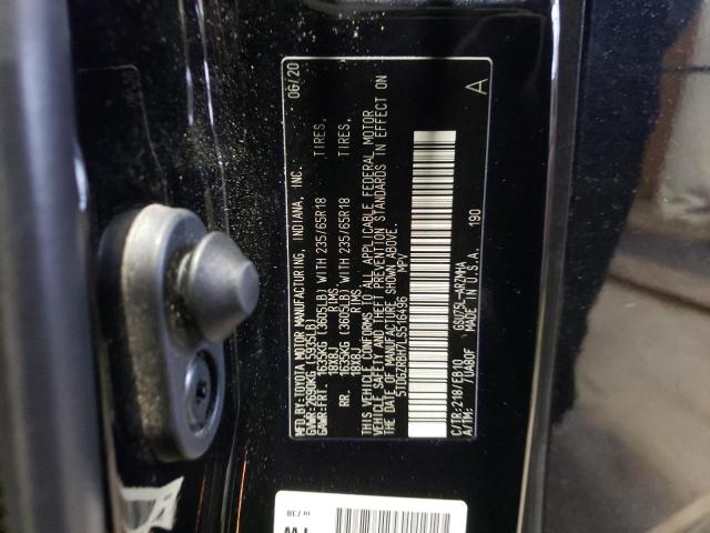 5TDGZRBH7LS516496 - 2020 TOYOTA HIGHLANDER XLE BLACK photo 13