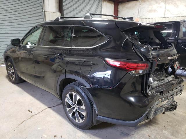 5TDGZRBH7LS516496 - 2020 TOYOTA HIGHLANDER XLE BLACK photo 2