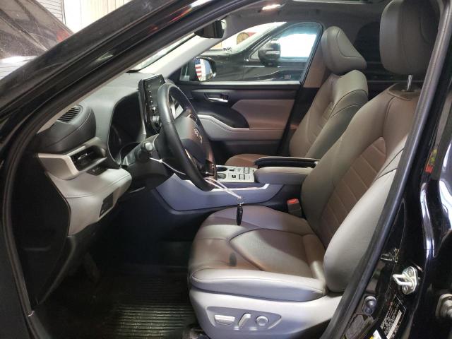 5TDGZRBH7LS516496 - 2020 TOYOTA HIGHLANDER XLE BLACK photo 7