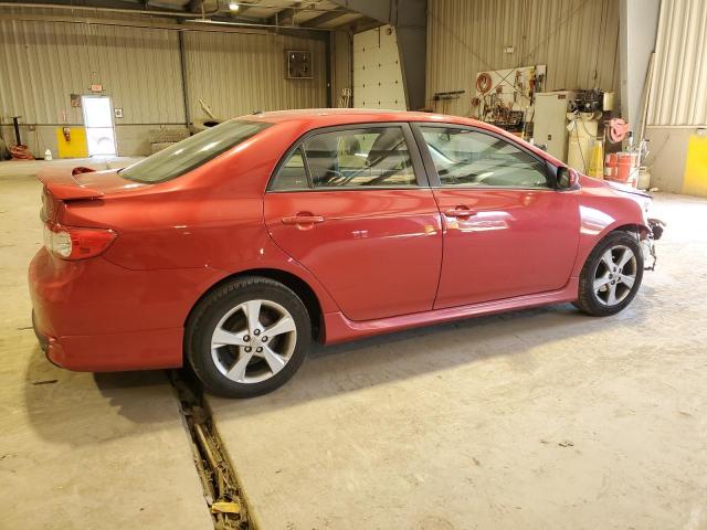 2T1BU4EE6BC708108 - 2011 TOYOTA COROLLA BASE RED photo 3