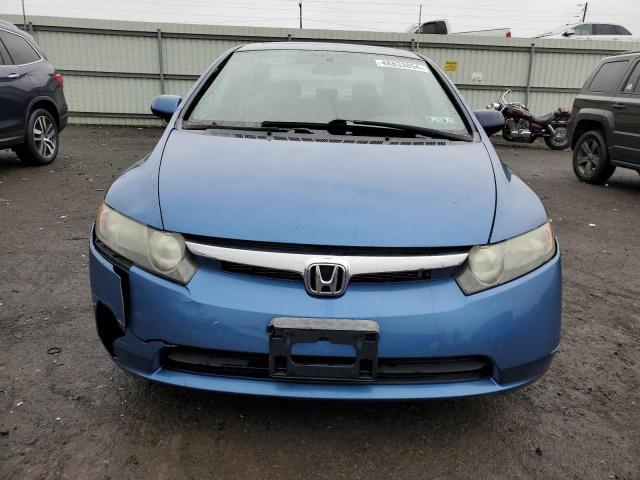 1HGFA16846L149465 - 2006 HONDA CIVIC EX BLUE photo 5