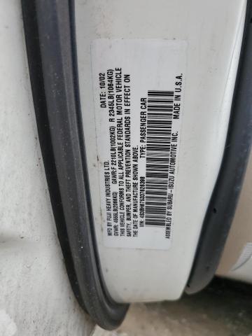 4S3BH675337626398 - 2003 SUBARU LEGACY OUTBACK AWP 白色 照片 12