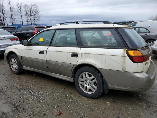 4S3BH675337626398 - 2003 SUBARU LEGACY OUTBACK AWP WHITE photo 2