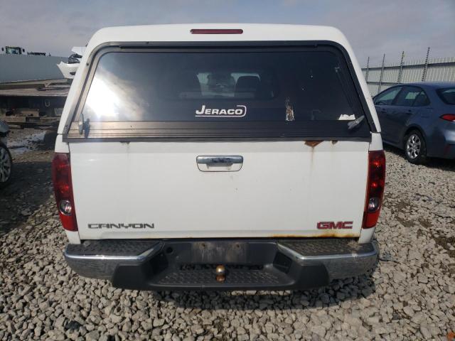 1GTE5LFE2C8104572 - 2012 GMC CANYON WHITE photo 6