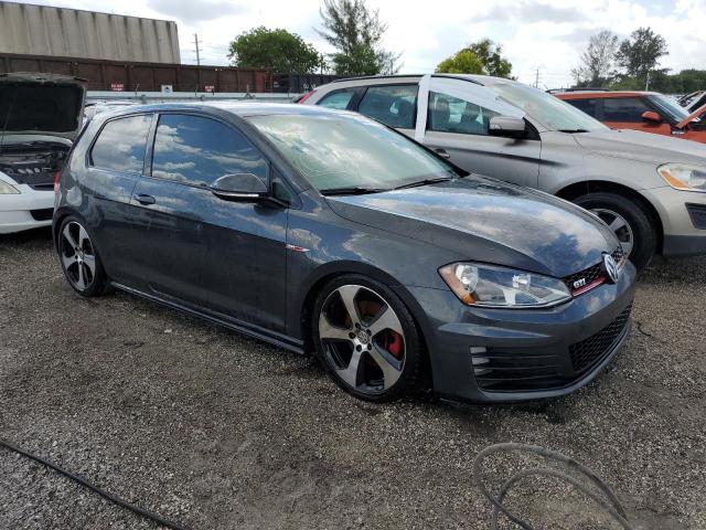 3VWYT7AU9FM039645 - 2015 VOLKSWAGEN GTI GRAY photo 4