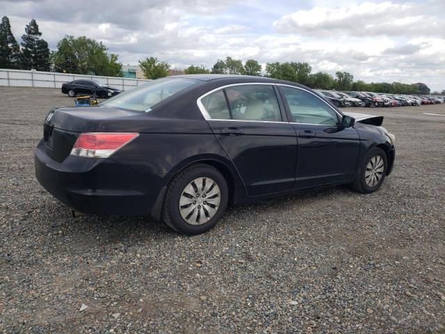 1HGCP26319A064336 - 2009 HONDA ACCORD LX BLACK photo 3