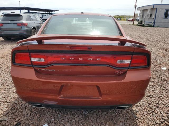 2C3CDXCTXDH574238 - 2013 DODGE CHARGER R/T ORANGE photo 6