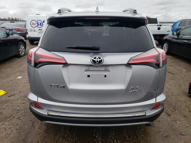 2T3RFREV7HW558806 - 2017 TOYOTA RAV4 XLE SILVER photo 6