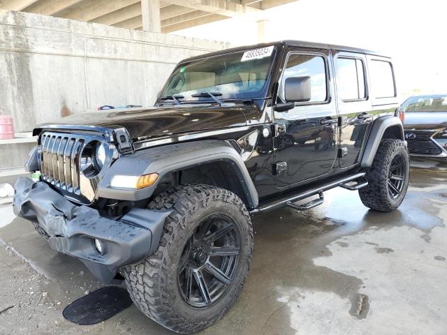 1C4HJXDG3KW653499 - 2019 JEEP WRANGLER U SPORT BLACK photo 1