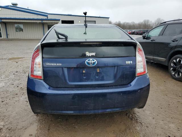 JTDKN3DU5F1990171 - 2015 TOYOTA PRIUS BLUE photo 6