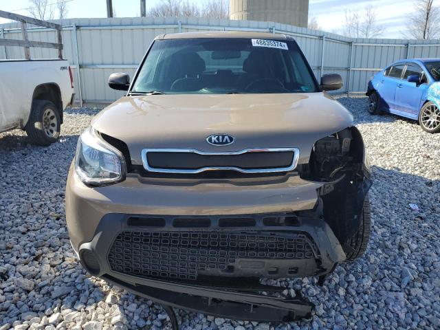 KNDJN2A21E7029586 - 2014 KIA SOUL BROWN photo 5