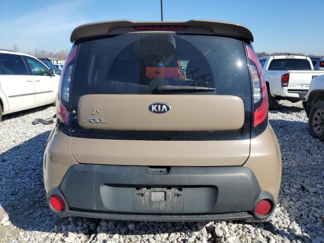 KNDJN2A21E7029586 - 2014 KIA SOUL BROWN photo 6