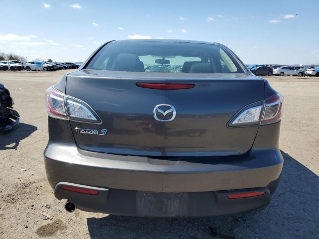 JM1BL1VG7B1376722 - 2011 MAZDA 3 I GRAY photo 6