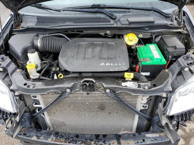 2C4RC1CG4DR747819 - 2013 CHRYSLER TOWN & COU TOURING L BLACK photo 12