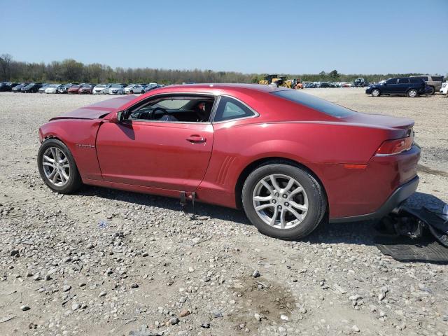 2G1FD1E34F9193803 - 2015 CHEVROLET CAMARO LT RED photo 2