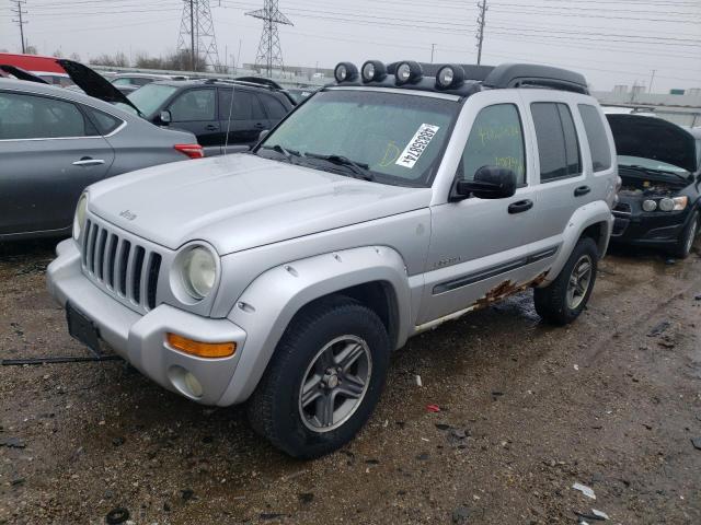 1J4GL38K44W274747 - 2004 JEEP LIBERTY RENEGADE SILVER photo 1