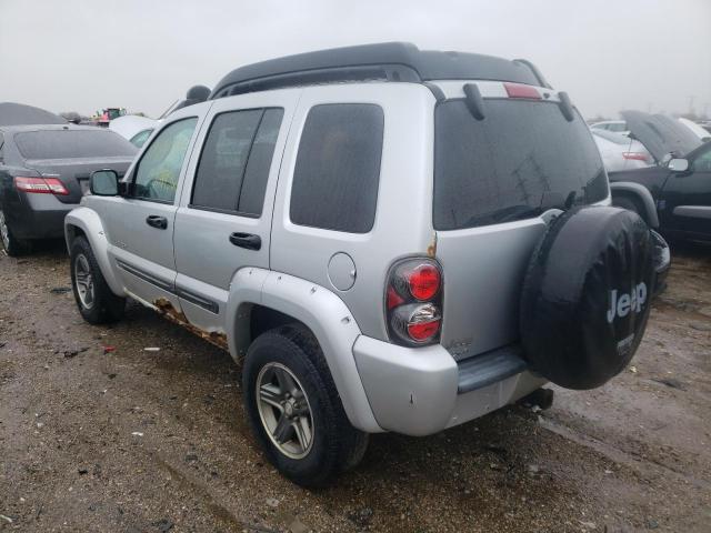 1J4GL38K44W274747 - 2004 JEEP LIBERTY RENEGADE SILVER photo 2