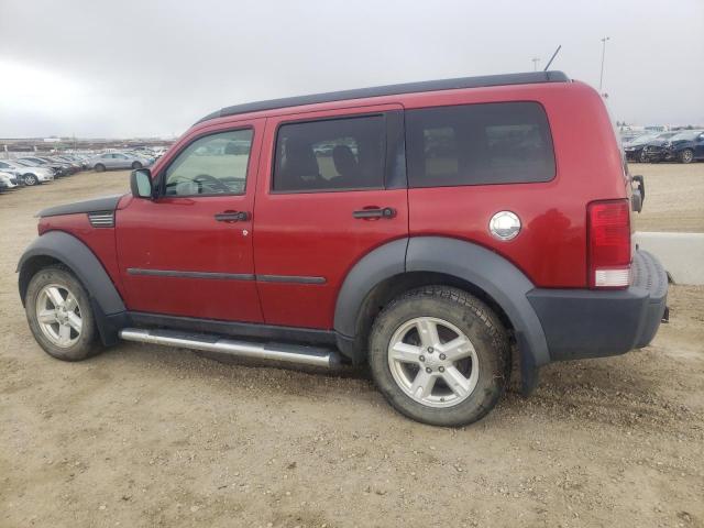 1D8GU28K87W634900 - 2007 DODGE NITRO SXT RED photo 2