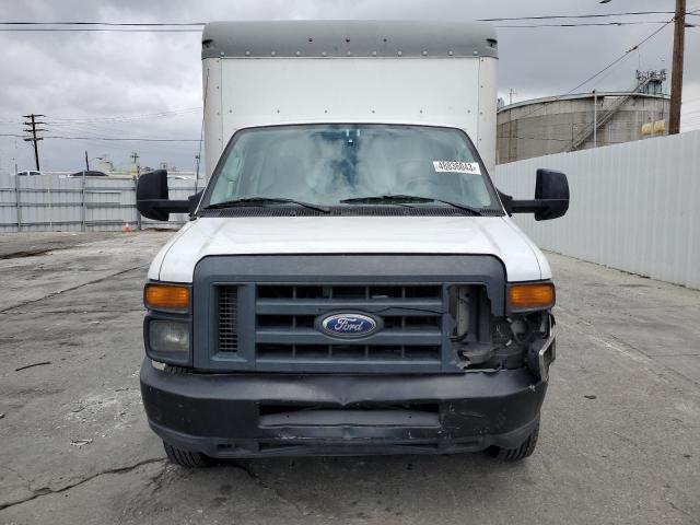 1FDWE3FL4EDA79215 - 2014 FORD ECONOLINE E350 SUPER DUTY CUTAWAY VAN WHITE photo 5